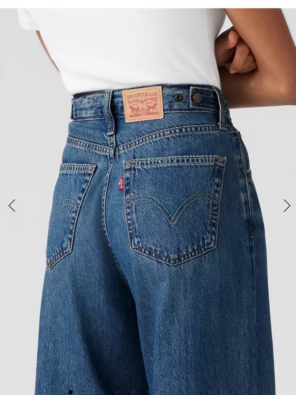 Levi's High-Rise Blue Denim Jeans 28W x 33L - Picture 2 of 9